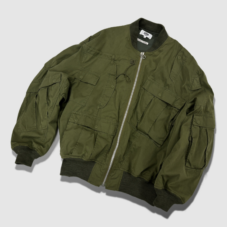 NEEDLES』W-NAME COTTON NYLON MA-1（MA-1）｜eYe JUNYA