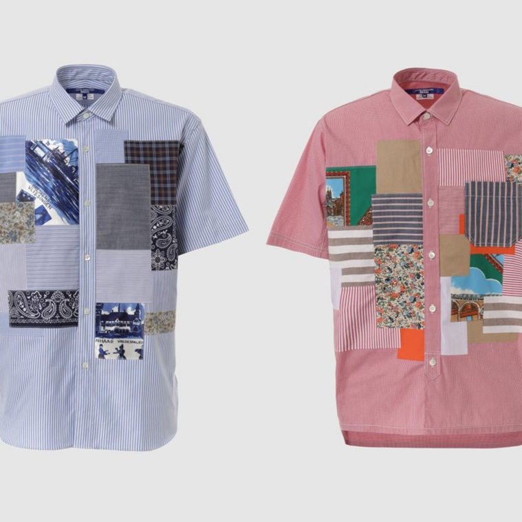 JUNYA WATANABE MAN�i�W���������^�i�x�}���j�̃V���b�v�j���[�X�uPATCHWORK MIX SHIRTS�v