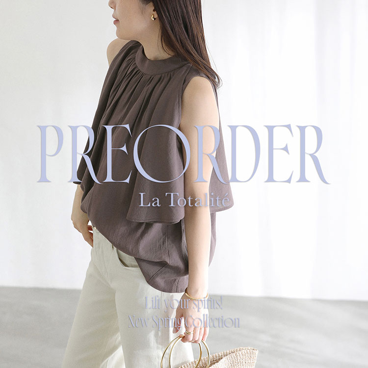 La TOTALITE�i�� �g�[�^���e�j�̃V���b�v�j���[�X�uPRE ORDER�b�I�����I�t��1���ŋC�f���I�����V��\��A�C�e���v