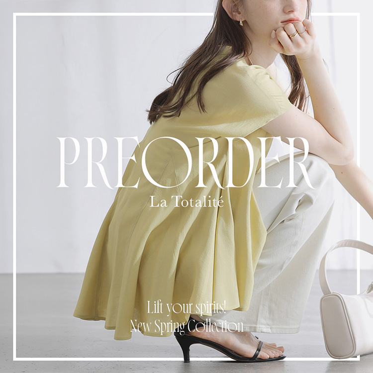 La TOTALITE�i�� �g�[�^���e�j�̃V���b�v�j���[�X�uPRE ORDER�b�g���傤�ǂ����h�������A��l�̉Ďx�x�v