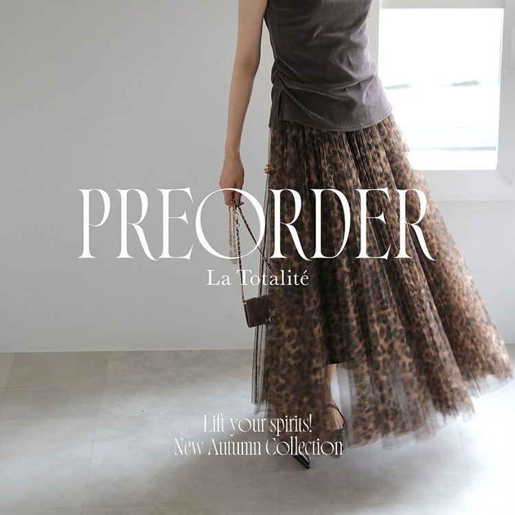 La TOTALITE�i�� �g�[�^���e�j�̃V���b�v�j���[�X�uPRE ORDER�b���~�����̂́A���邾���ŃT�}�ɂȂ��𕞁v