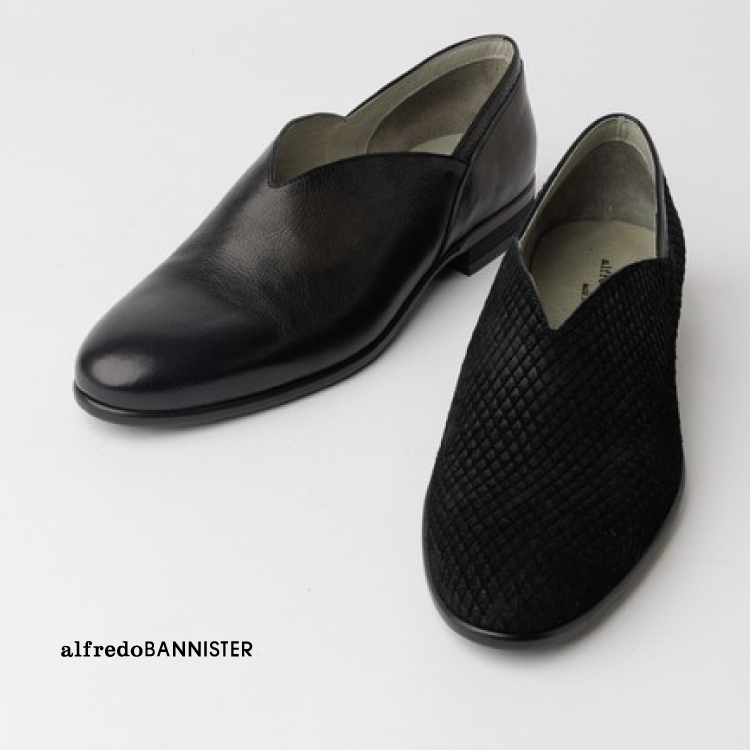 alfredoBANNISTER�i�A���t���b�h��o�j�X�^�[�j�̃V���b�v�j���[�X�u�y26S/S�zV�J�b�g ���U�[ �X���b�|�� �V���[�Y�y�\��z �v