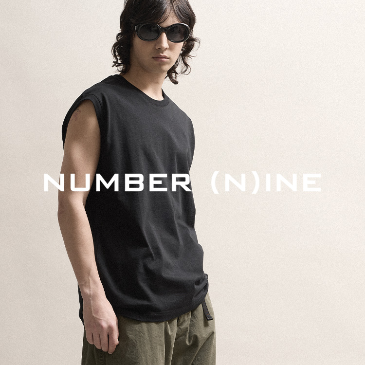 NUMBER (N)INE�i�i���o�[�i�C���j�̃V���b�v�j���[�X�u�yPICK UP �z�������ȃm�[�X���[�u�ƃ^���N�g�b�v�v