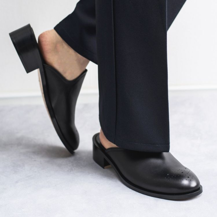 サンダル PADRONE パドローネ BL CUT OFF LOAFERS カットオフ