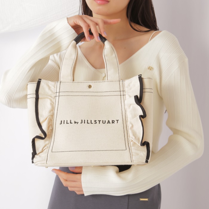 ツイードフリルトート小（トートバッグ）｜JILL by JILL STUART