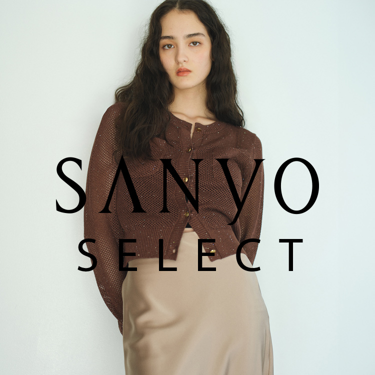 SANYO SELECT�i�T�����[�Z���N�g�j�̃V���b�v�j���[�X�uNEW ARRIVAL���J�[�f�B�K���v
