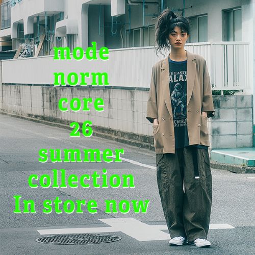 niko and...�i�j�R�A���h�j�̃V���b�v�j���[�X�u�yMODE NORM CORE�z26 summer collection�v