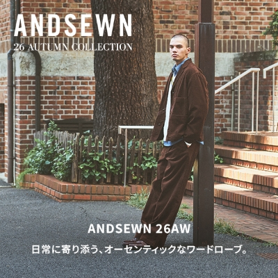niko and...�i�j�R�A���h�j�̃V���b�v�j���[�X�uANDSEWN 26AW COLLECTION�v