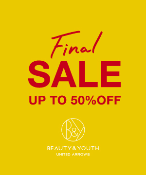 Beauty Youth United Arrows ビューティ ユース ユナイテッドアローズのトピックス 1月22日 金 より Final Sale開催 Zozotown