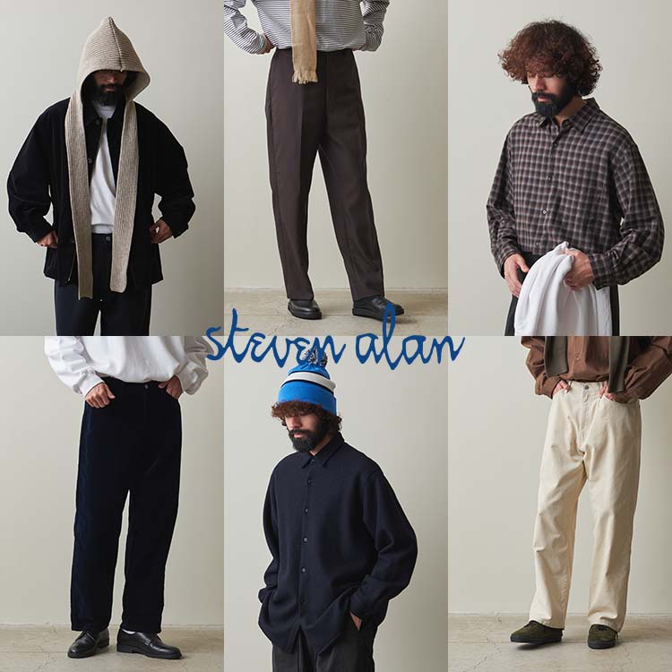 Steven Alan＞ 7W コーデュロイ レギュラーカラー シャツ -ALINE