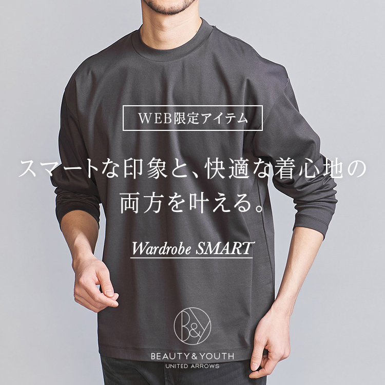 WEB限定 WARDROBE SMART】NORITAKE クルーネック スマートフィット