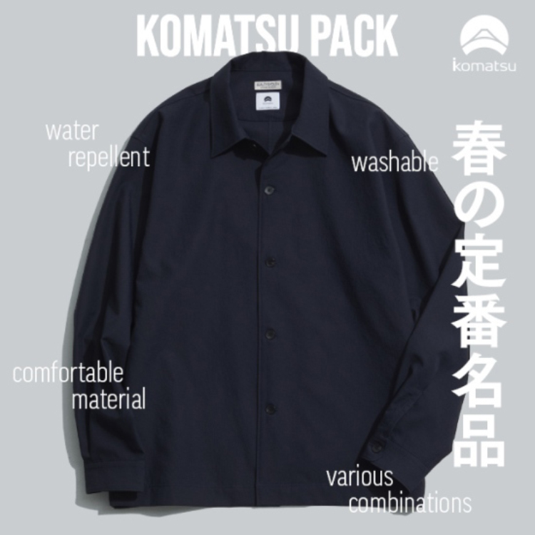 KOMATSU PACK 2ボタン リラックスシルエット ジャケット