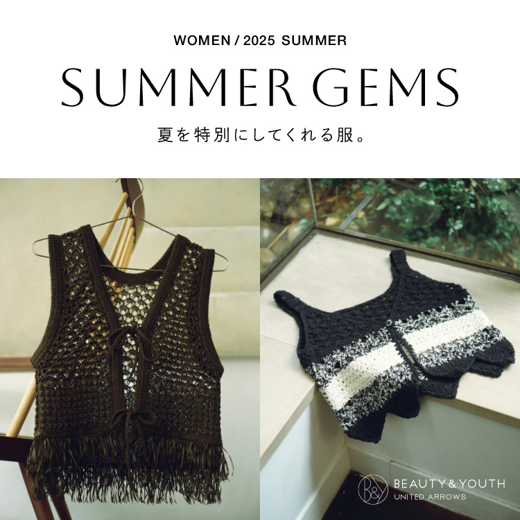 BEAUTY&YOUTH UNITED ARROWSir[eB[Ah[XiCebhA[Yj̃Vbvj[XuSUMMER GEMS -ĂʂɂĂ镞-v