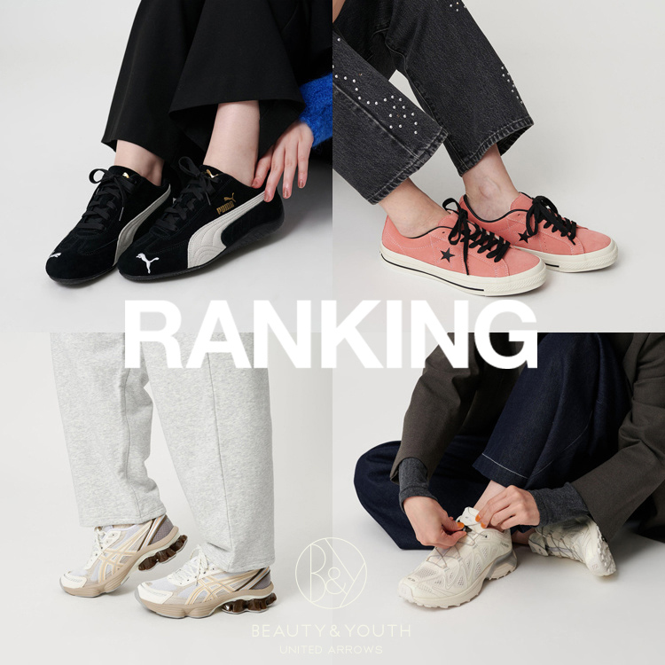 BEAUTY&YOUTH UNITED ARROWSir[eB[Ah[XiCebhA[Yj̃Vbvj[XuyRANKINGzڂ̃Xj[J[肾I ŐVXj[J[TOP50v