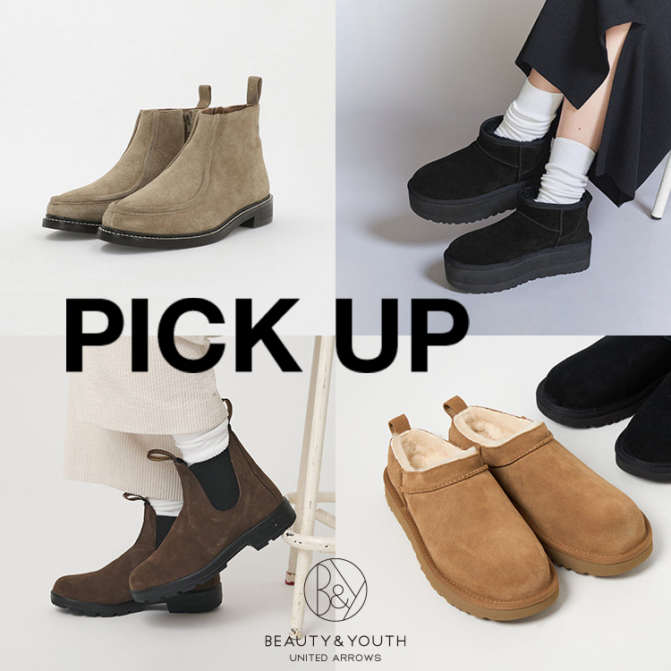 レザー サイドゴアブーツ（ブーツ）｜BEAUTY&YOUTH UNITED ARROWS