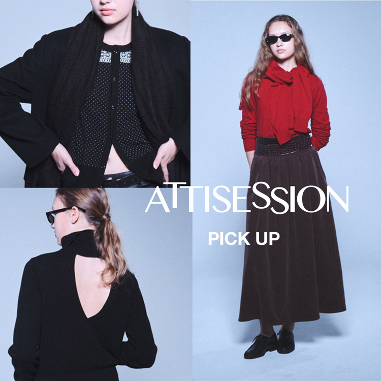 BEAUTY&YOUTH UNITED ARROWS�i�r���[�e�B�[�A���h���[�X���i�C�e�b�h�A���[�Y�j�̃V���b�v�j���[�X�u�yPICK UP�z��ATTISESSION���V���ȃ��[�h���[�u�ɂ������߂̃j�b�g�v