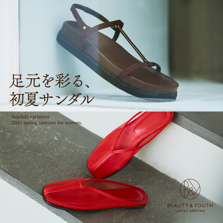 BEAUTY&YOUTH UNITED ARROWS�i�r���[�e�B�[�A���h���[�X���i�C�e�b�h�A���[�Y�j�̃V���b�v�j���[�X�u�������ʂ�A���ăT���_���v
