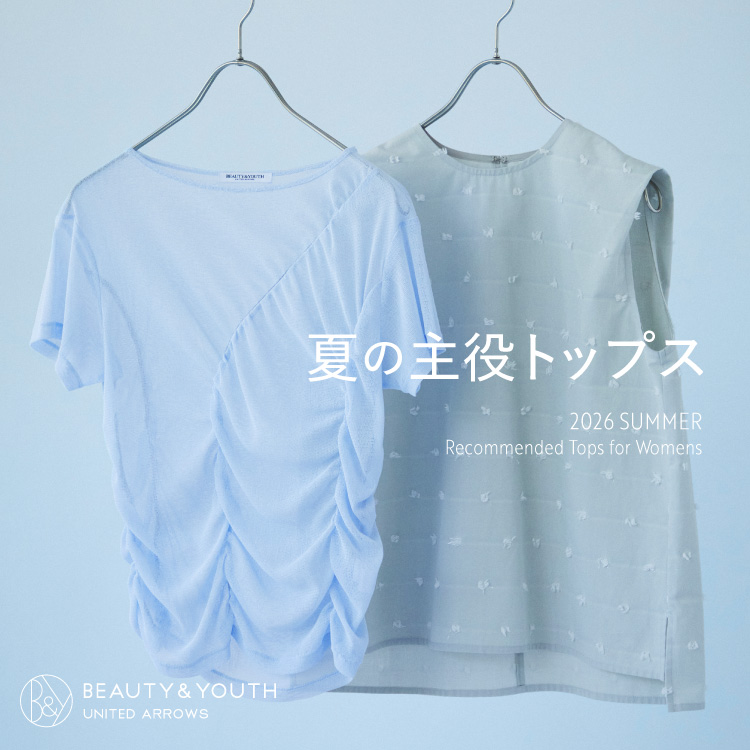 BEAUTY&YOUTH UNITED ARROWS�i�r���[�e�B�[�A���h���[�X���i�C�e�b�h�A���[�Y�j�̃V���b�v�j���[�X�u�Ă̎���g�b�v�X�v