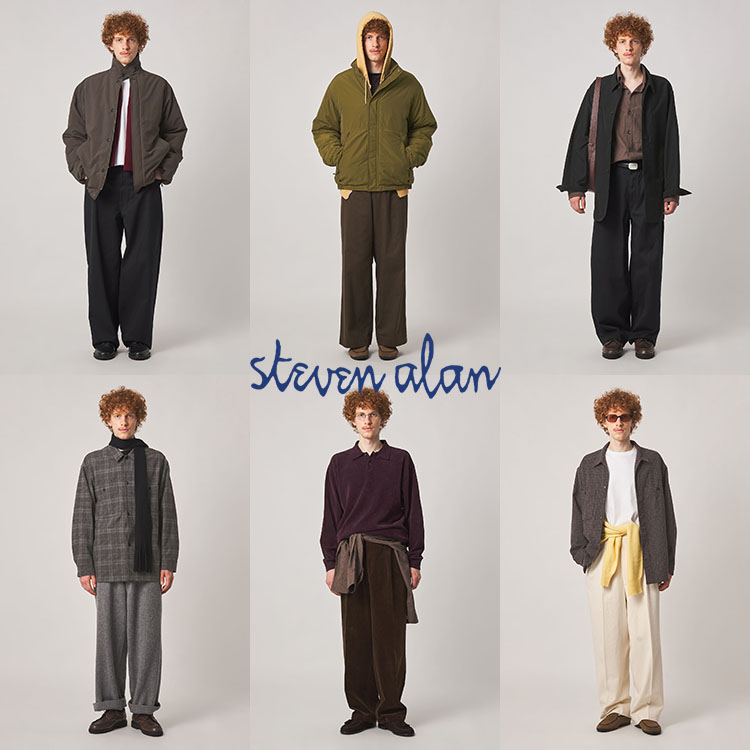 Steven Alan＞ マットピケ ダブルブレステッド 6B ジャケット