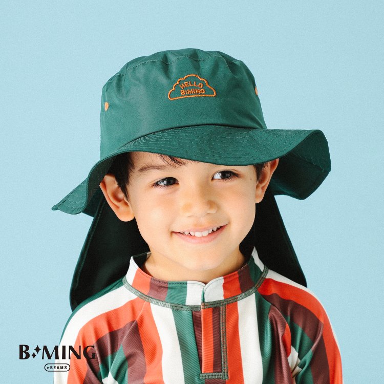 B:MING by BEAMS / ナイロン ロゴ ローキャップ（52～57cm）（キャップ