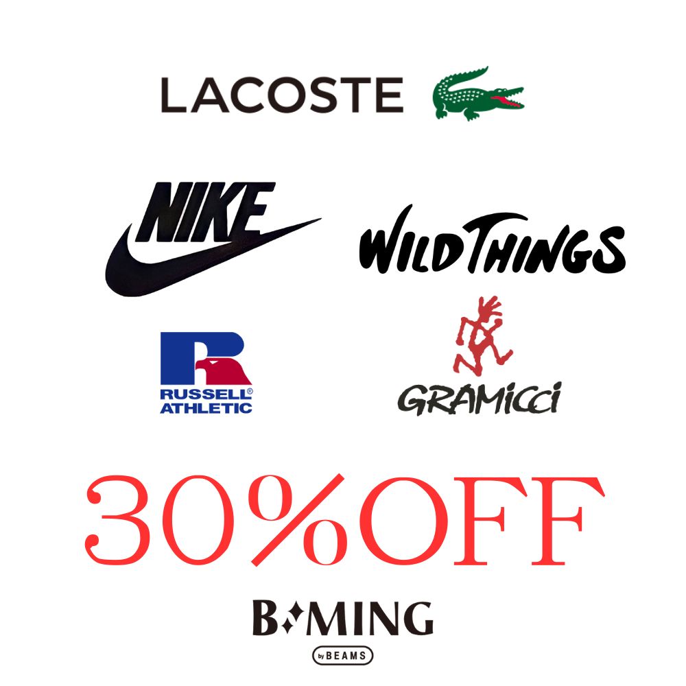 B:MING LIFE STORE by BEAMSir[~OCtXgAoCr[Xj̃Vbvj[Xuy30OFFzNIKEȂǂ̃uhSALEɁIv