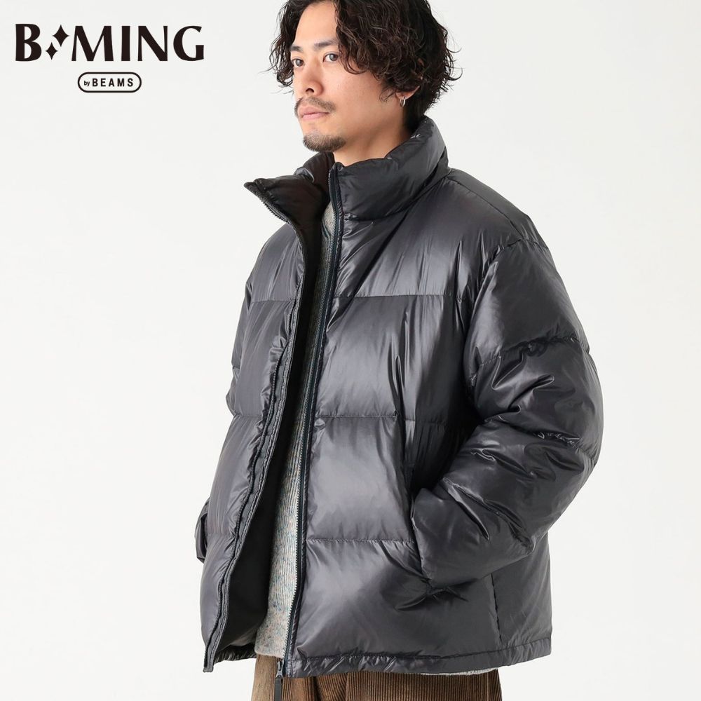 MY0567値下げ中■BEAMS■ビームス MA-1 L-2B ダウンジャケット BEAMS Relaxed Fit THERMOLITE(R) MA-1 (Water-Repellent) (Blouson