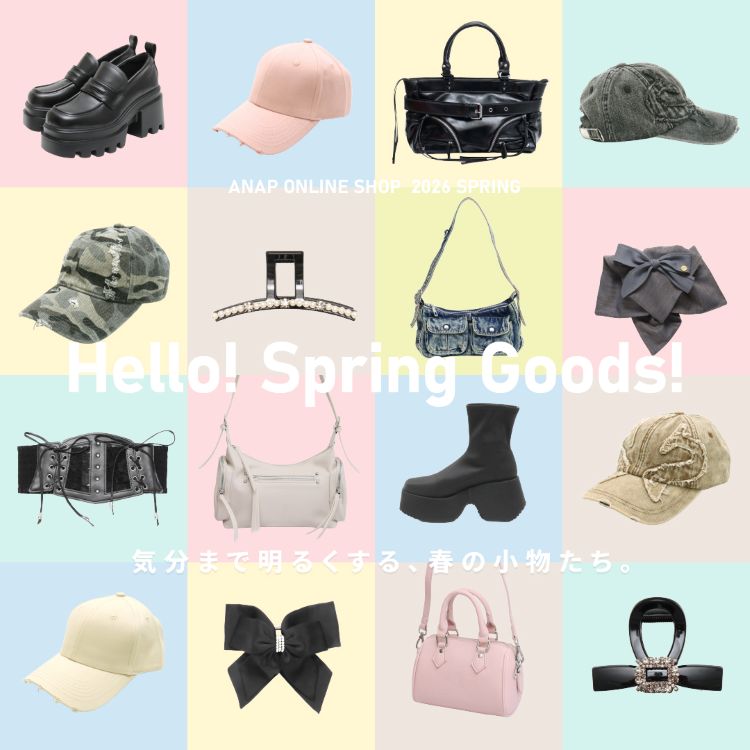 ANAP�i�A�i�b�v�j�̃V���b�v�j���[�X�u�yANAP�zSpring Goods�v