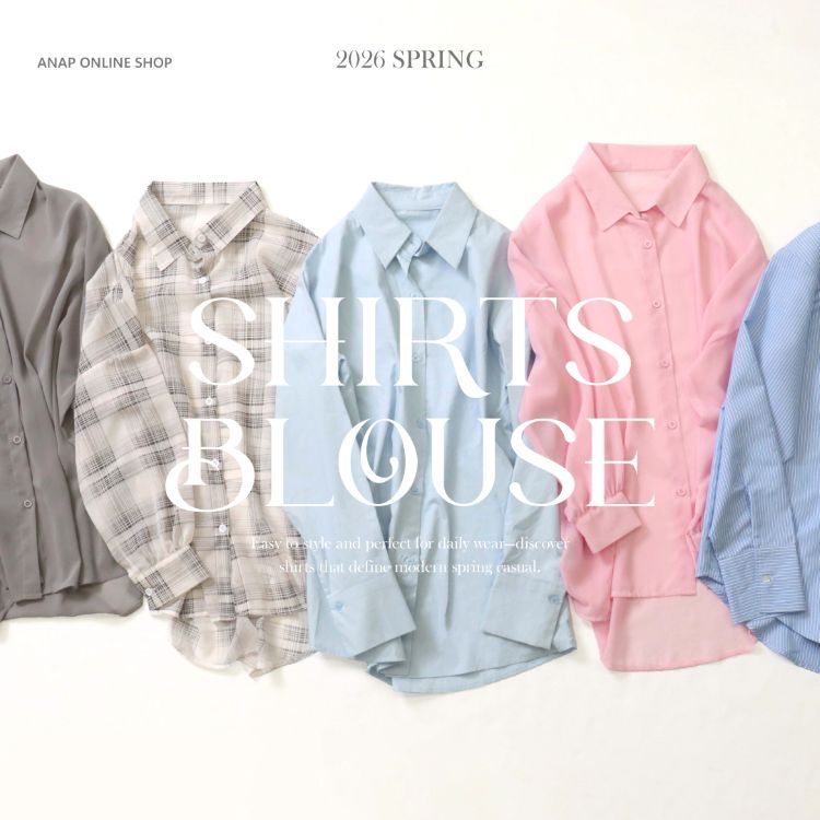 ANAP�i�A�i�b�v�j�̃V���b�v�j���[�X�u�yANAP�z2026 SPRING SHIRTS&BLOUSE�v