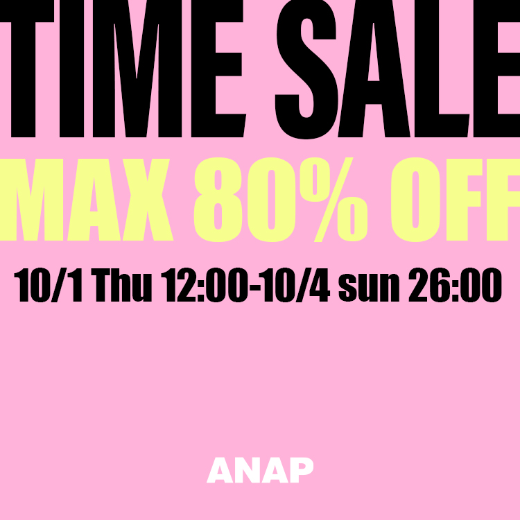 ANAP�i�A�i�b�v�j�̃V���b�v�j���[�X�u�_�_MAX80��OFF�^�^�^�C���Z�[���J�Ò��I�I�v