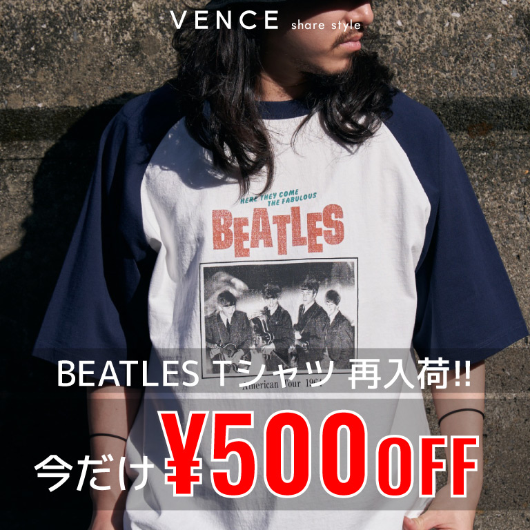 VENCE share stylei@X VFAX^Cj̃Vbvj[Xuy500~OFF!!zBEATLES TVcēׁIv