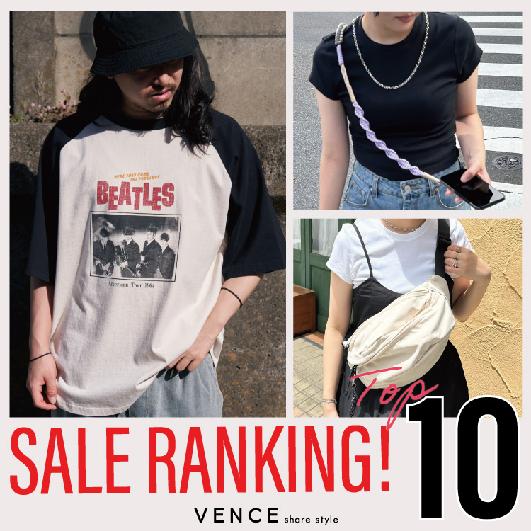 VENCE share stylei@X VFAX^Cj̃Vbvj[XuySALE RANKINGIzTOP10v