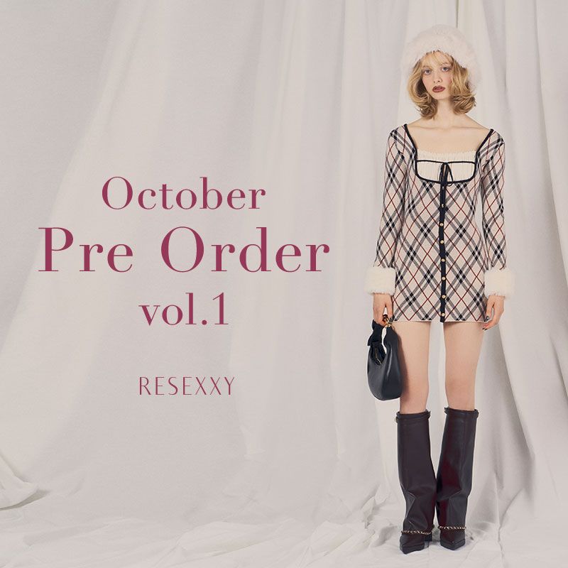 RESEXXY�i���[�N�V�[�j�̃V���b�v�j���[�X�u10�� PRE ORDER��1�e�X�^�[�g�v