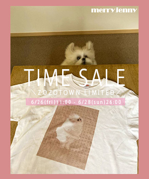 Merry Jenny メリージェニーのトピックス Time Sale 本日最終日 Zozotown