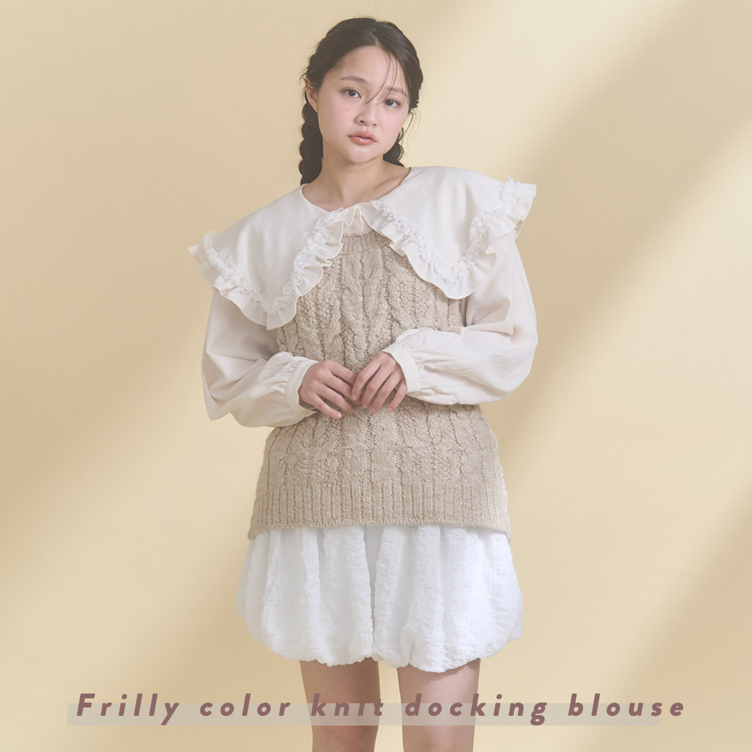 merry jenny�i�����[�W�F�j�[�j�̃V���b�v�j���[�X�u�j�b�g���h�b�L���O���ꂽ1���Ŏ�����̃j�b�g�g�b�v�X�v