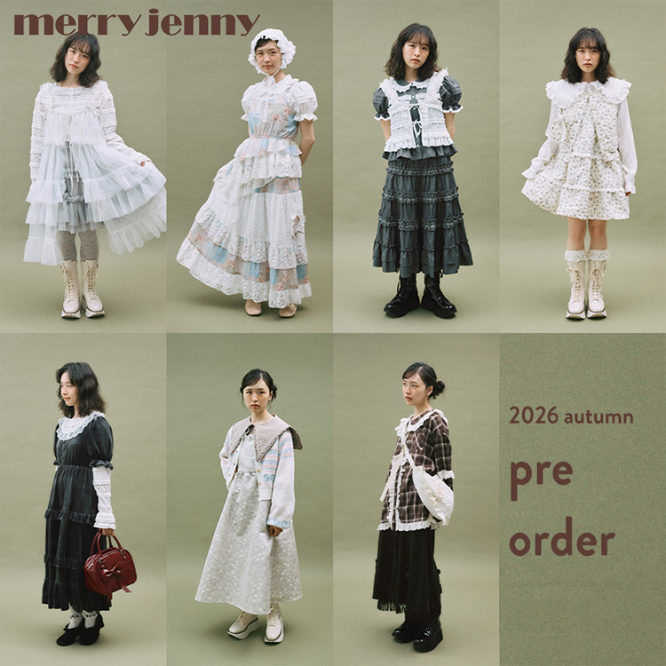 セール】apron jacquardワンピース（ワンピース）｜merry jenny