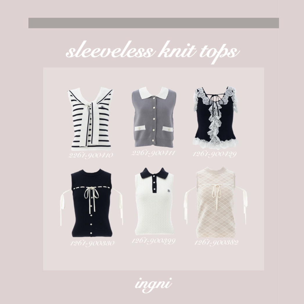 INGNI�i�C���O�j�̃V���b�v�j���[�X�u�yPICK UP�zsleeveless tops collection �v