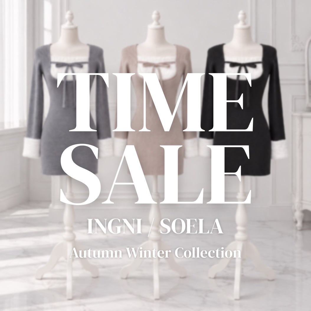 INGNI�i�C���O�j�̃V���b�v�j���[�X�u�yINGNI�ESOELA�zTIME SALE�v