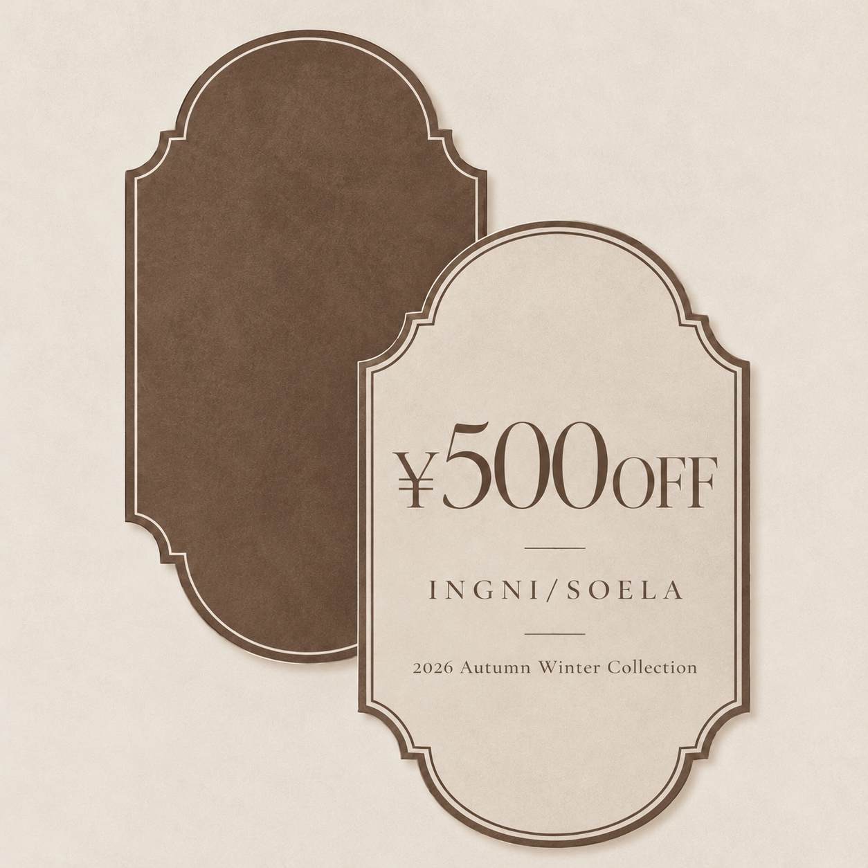 INGNI�i�C���O�j�̃V���b�v�j���[�X�u�yINGNI�ESOELA�z500�~OFF�N�[�|���v