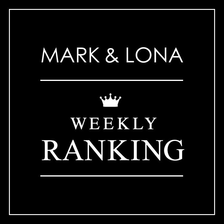 MARK & LONA｜マークアンドロナのトピックス「 WeeklyRANKing 先週の