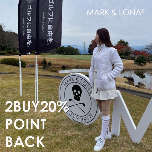 MARK&LONA ダウン ゴルフレッグウォーマー MARK&LONA ダウン ゴルフ