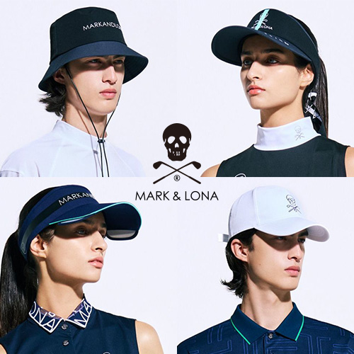 MARK & LONA レオパード柄 てひどい バイザー