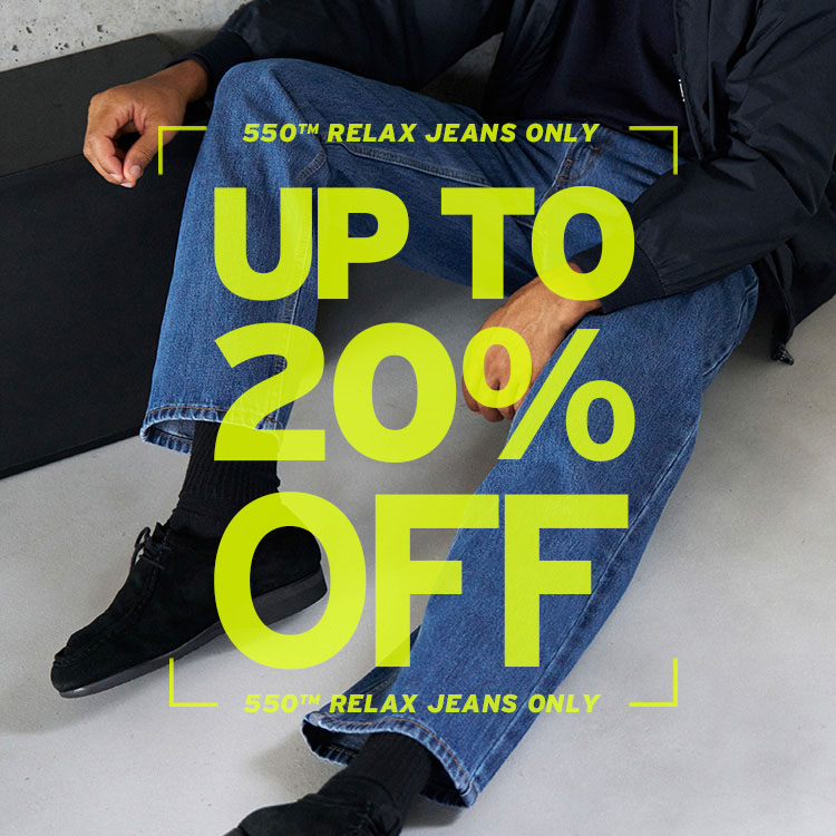 Levi's�i���[�o�C�X�j�̃V���b�v�j���[�X�u550(TM) RELAX JEANS 20��OFF�I�v