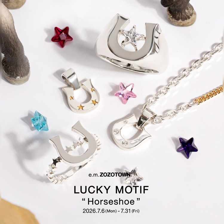 イーエム(e.m.)の「e.m.ZOZOTOWN Special event 【LUCKY MOTIF “Horseshoe”】」