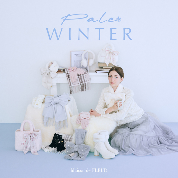 Maison de FLEUR（メゾン ド フルール）の「ふわふわのマフラーや手袋などの冬小物が登場♪」