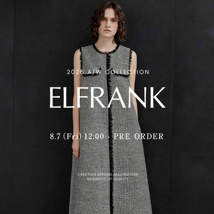 RIVER FIELD & Co.（リバーフィールド　アンド　コー）のショップニュース「ELFRANK | 2026 A/W COLLECTION 8.7（Fri）12:00 - PRE ORDER」