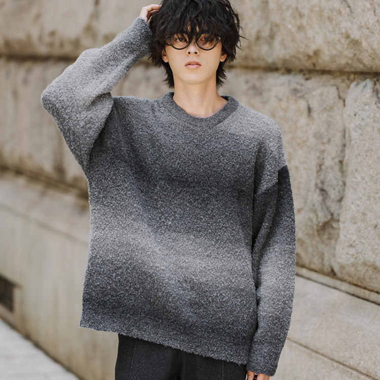 Rocky Monroe（ロッキーモンロー）のショップニュース「着るだけでおしゃれ映え。グラデーションボーダーブークレーニット！」
