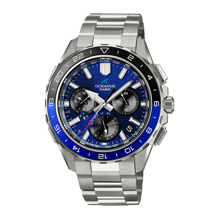 CASIO(カシオ)の「世界各都市の時刻を一度に把握できる“OCEANUS”」