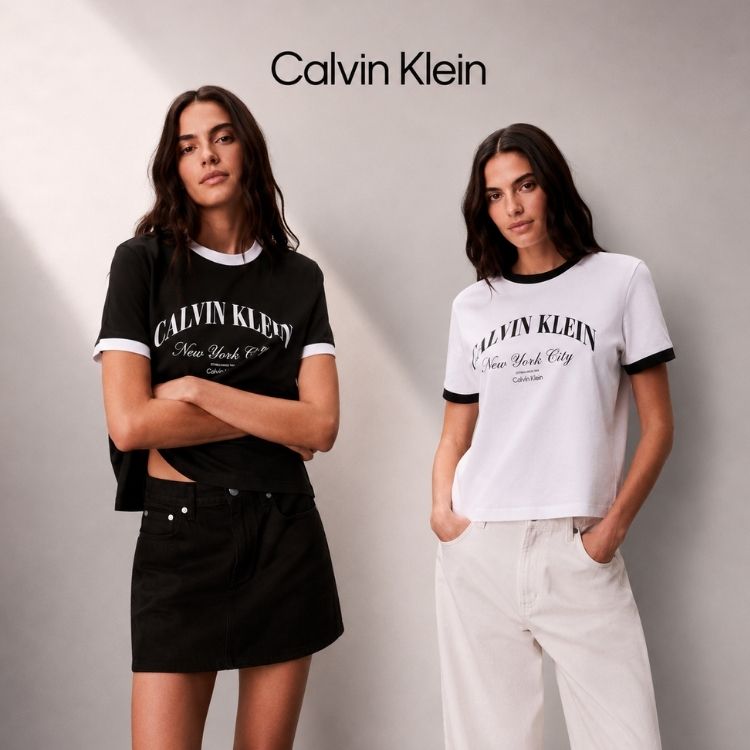 Calvin Klein（カルバンクライン）の「【ZOZO限定】注目のリンガーTで旬顔コーデ」