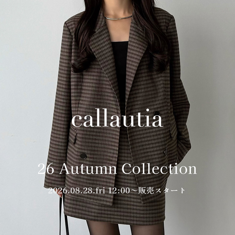 junoah（ジュノア）のショップニュース「【callautia】26 Autumn Collection」