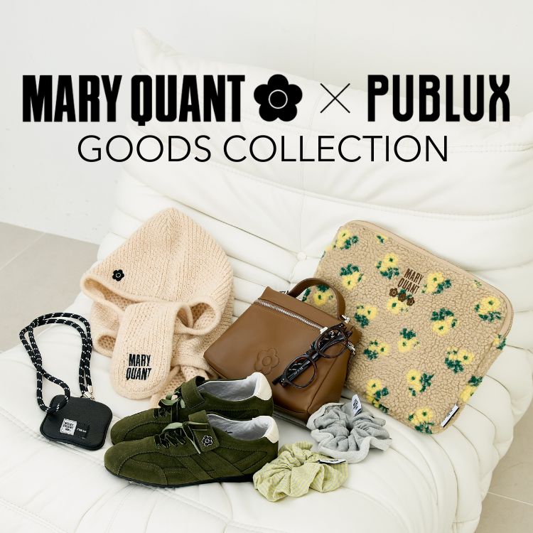 PUBLUX（パブリュクス）のショップニュース「MARY QUANT×PUBLUXの大人気コラボレーションから、初のグッズコレクションが登場。」